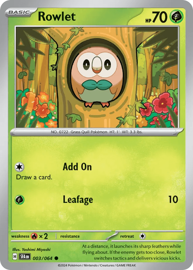 Rowlet from Shrouded Fable