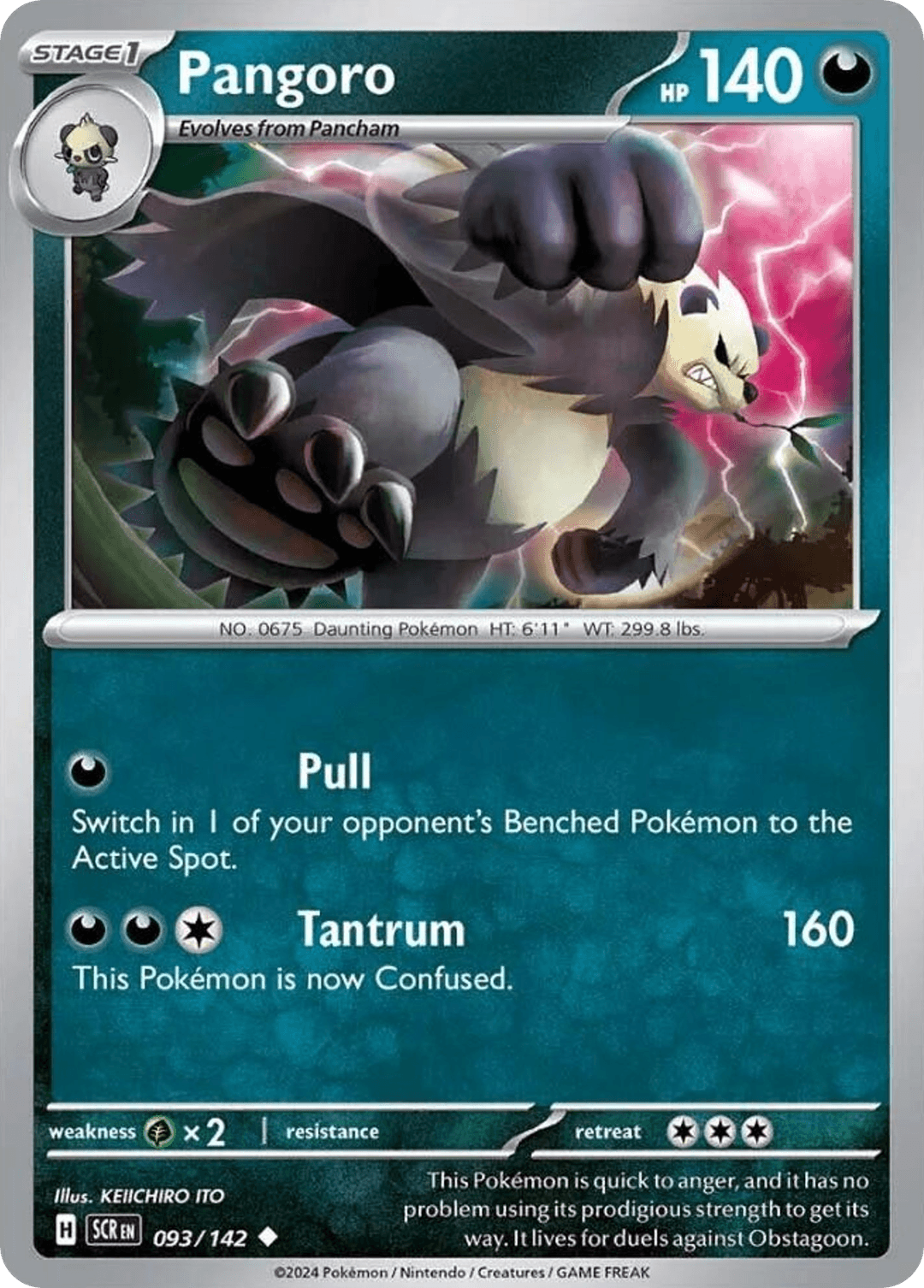 Pangoro from Stellar Crown
