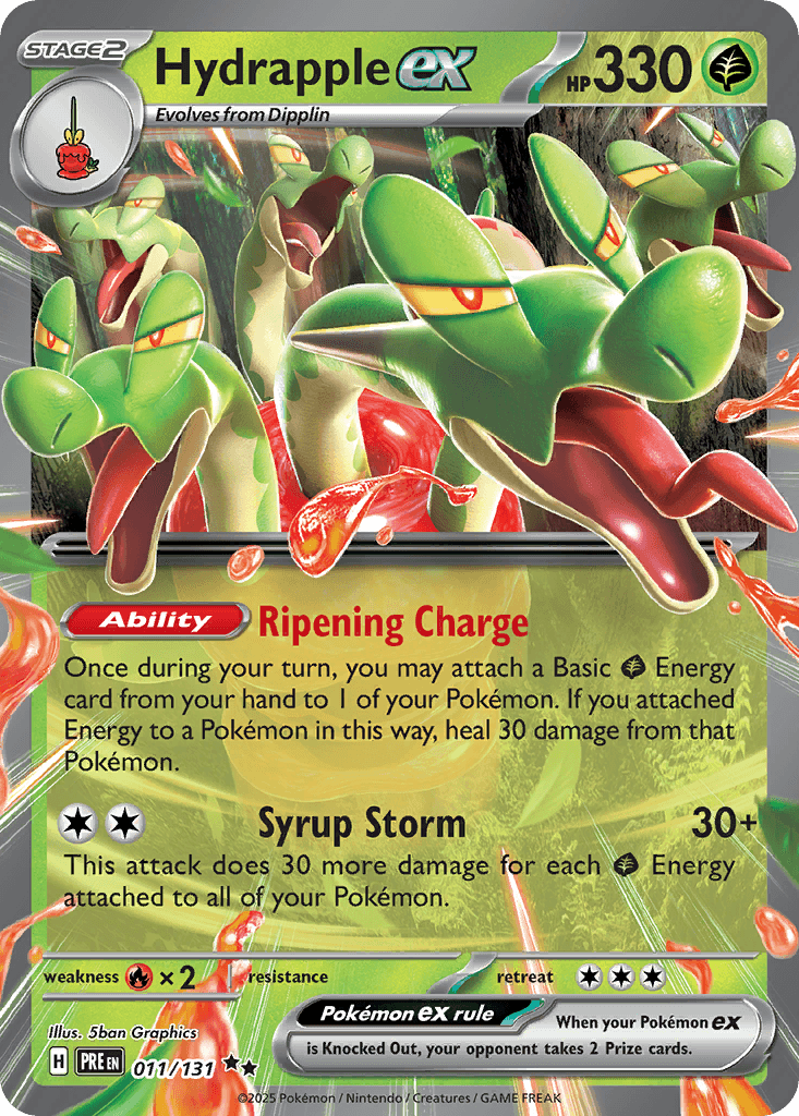 Hydrapple ex from Prismatic Evolutions