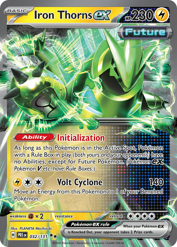 Iron Thorns ex from Prismatic Evolutions
