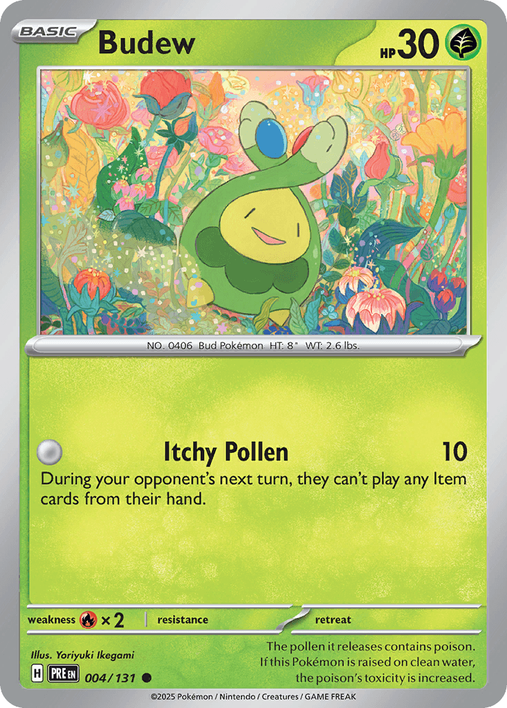Budew from Prismatic Evolutions