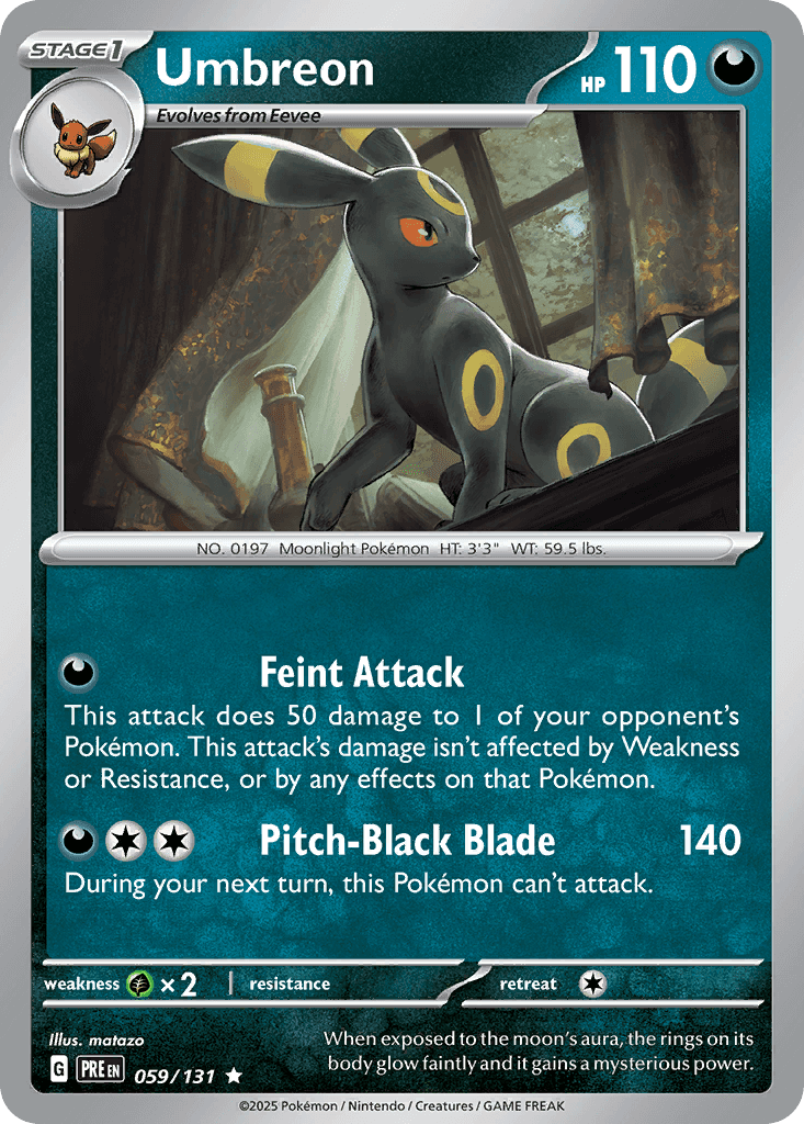 Umbreon from Prismatic Evolutions