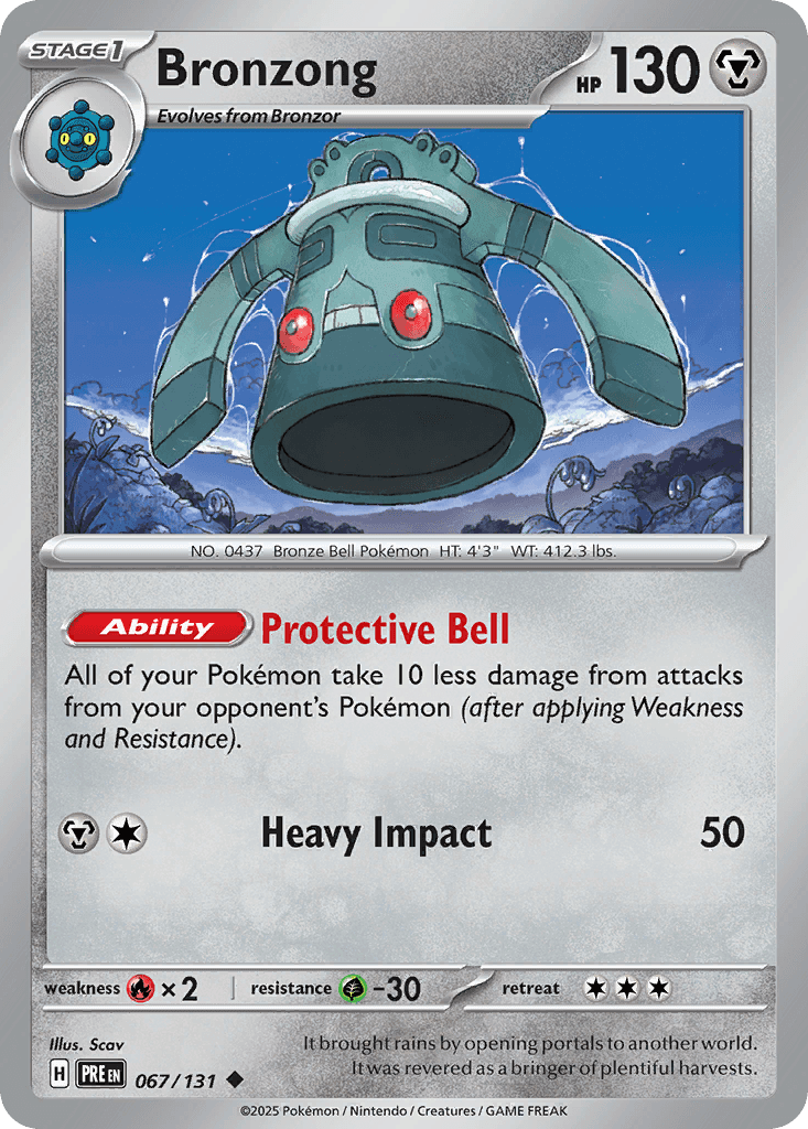 Bronzong from Prismatic Evolutions