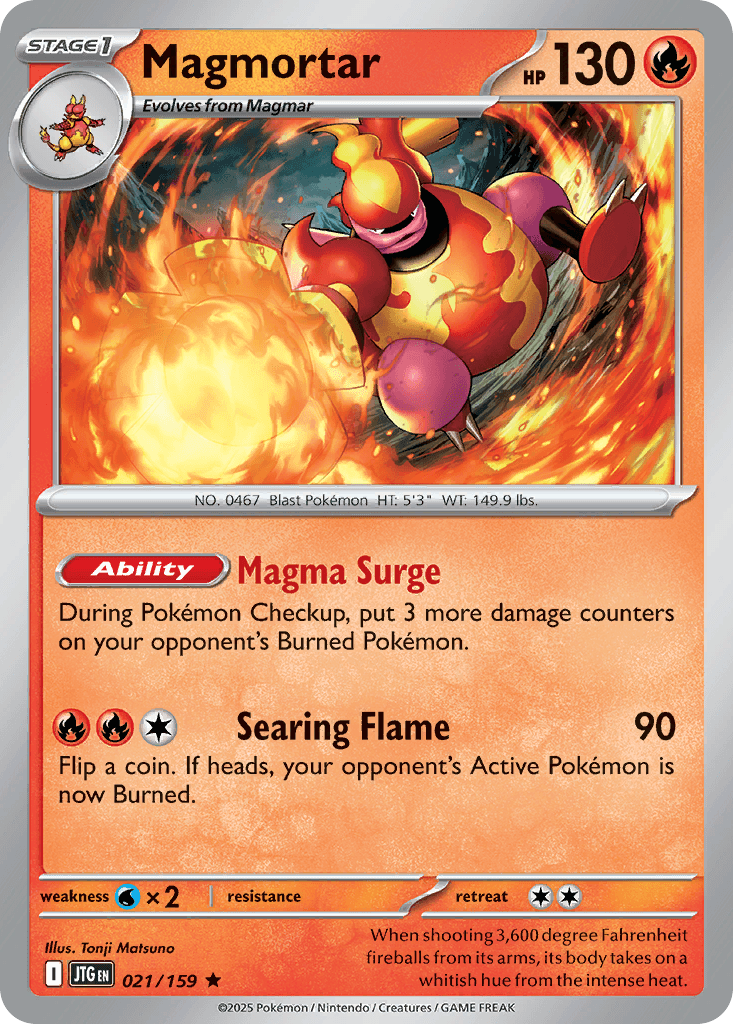 Magmortar from Journey Together