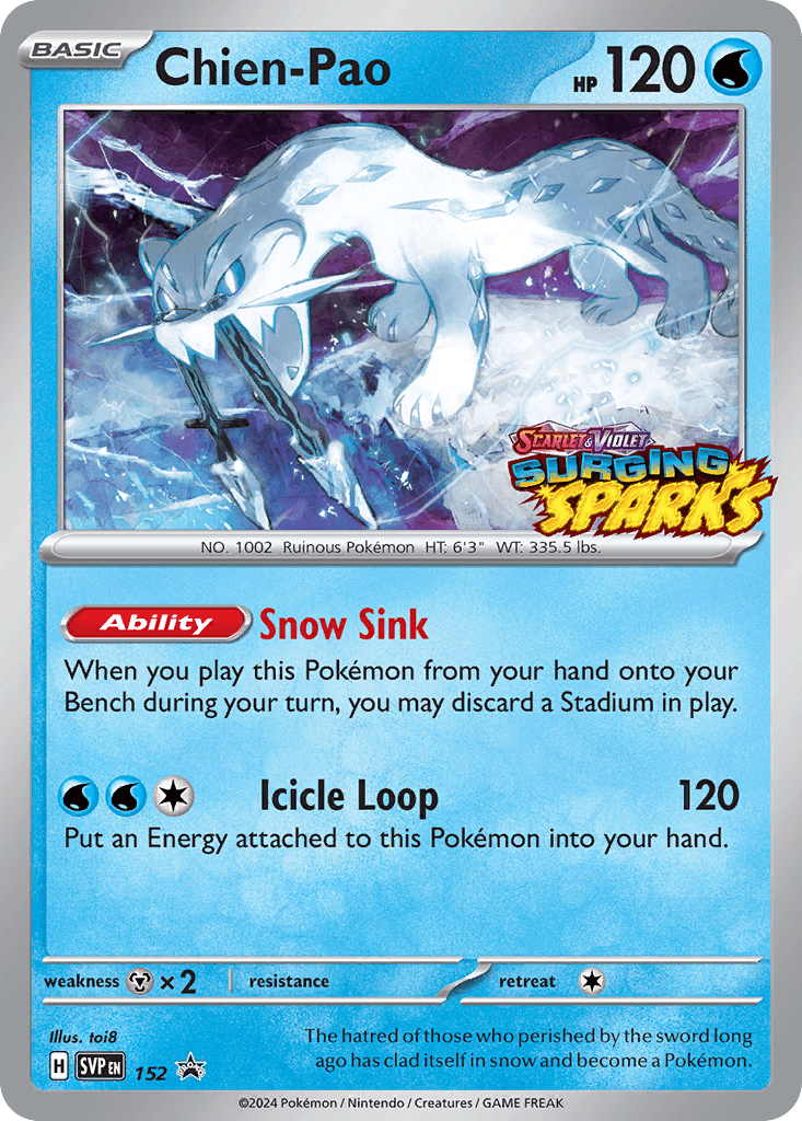 Chien-Pao from Scarlet & Violet Black Star Promos