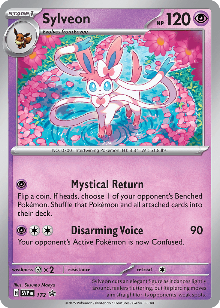 Sylveon from Scarlet & Violet Black Star Promos