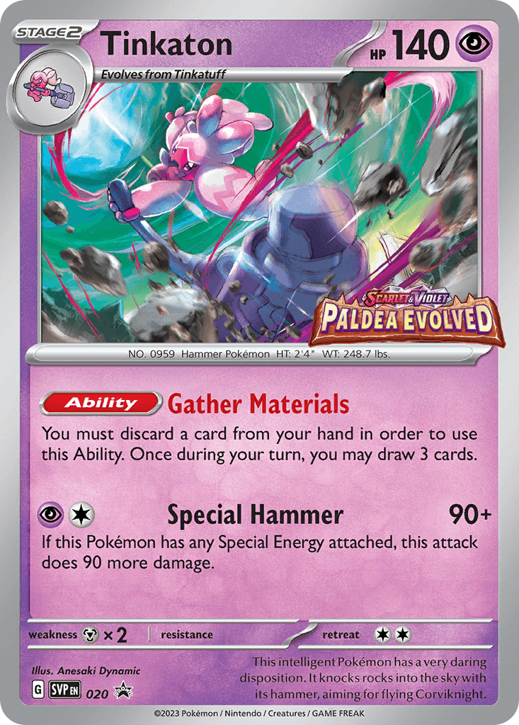 Tinkaton from Scarlet & Violet Black Star Promos