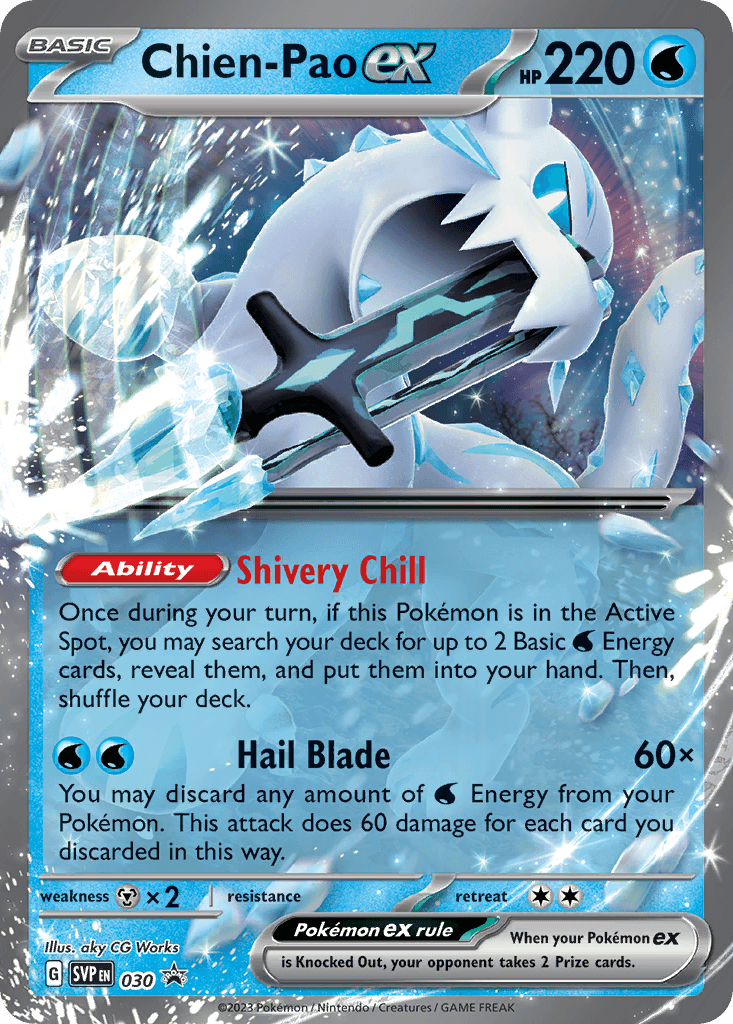 Chien-Pao ex from Scarlet & Violet Black Star Promos
