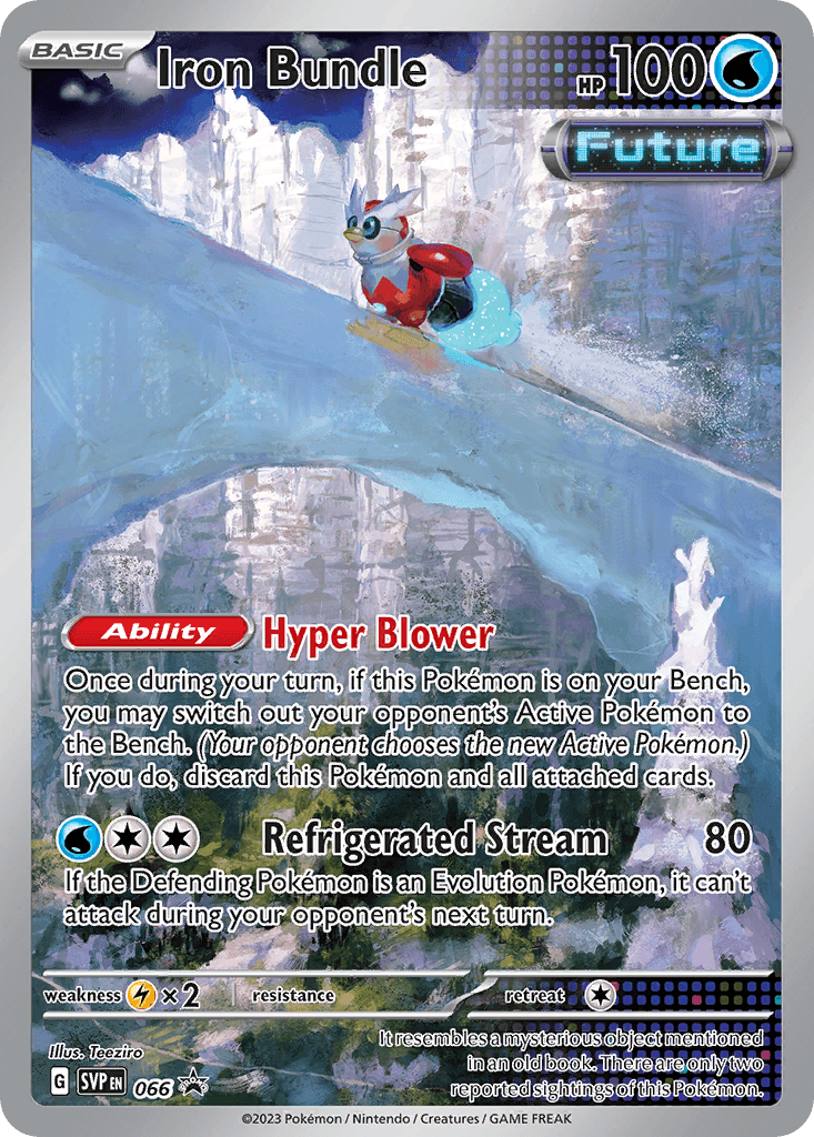 Iron Bundle from Scarlet & Violet Black Star Promos