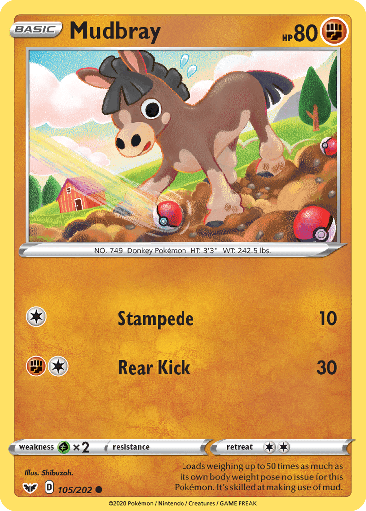 Mudbray from Sword & Shield