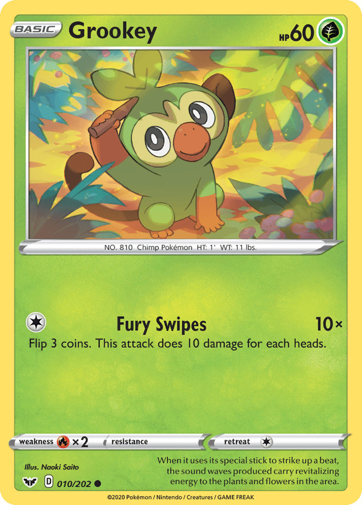 Grookey from Sword & Shield