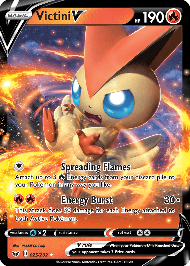 Victini V from Sword & Shield