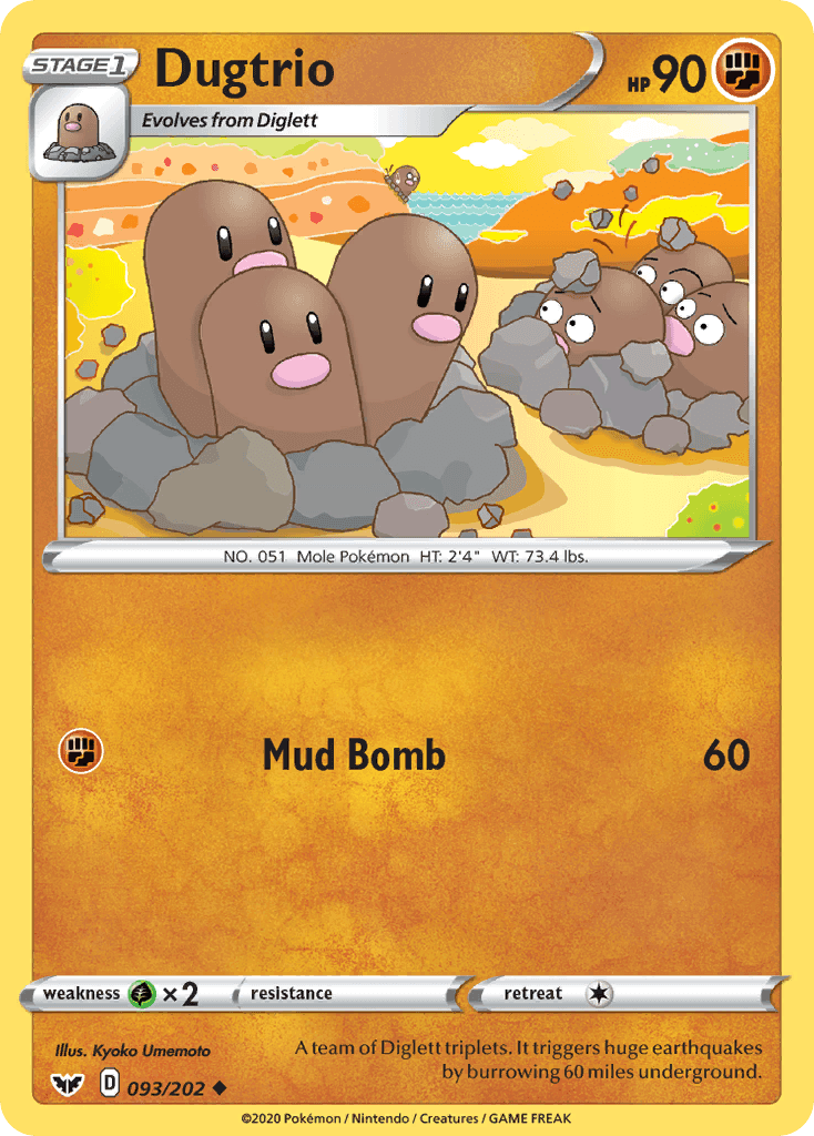 Dugtrio from Sword & Shield