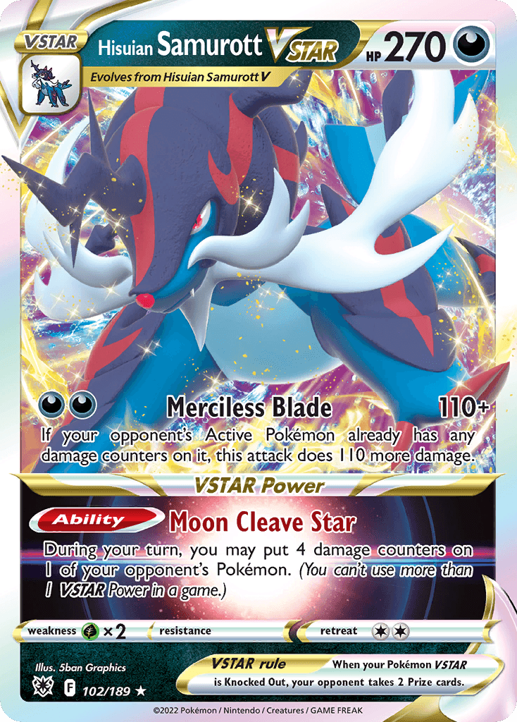 Hisuian Samurott VSTAR from Astral Radiance