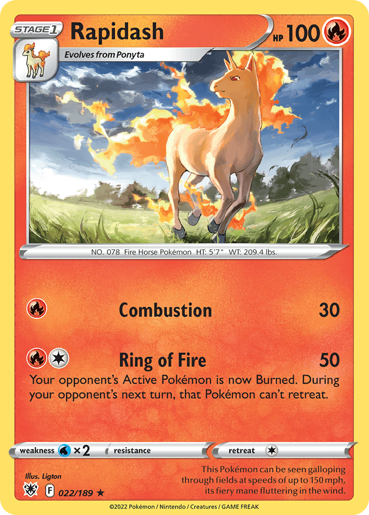 Rapidash from Astral Radiance