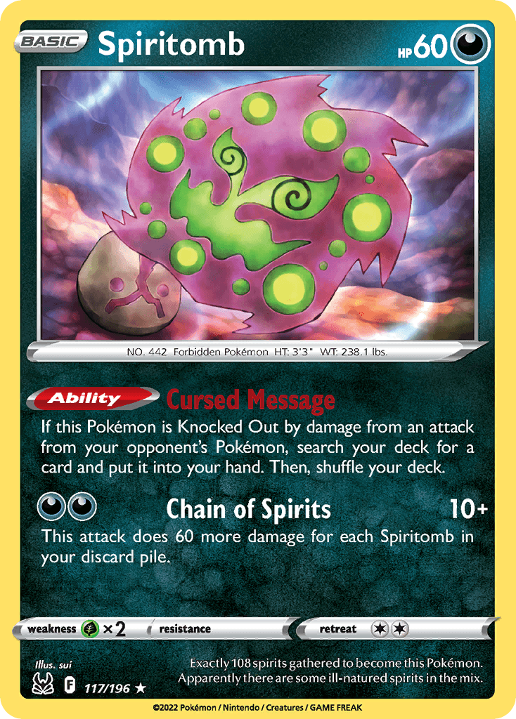 Spiritomb from Lost Origin