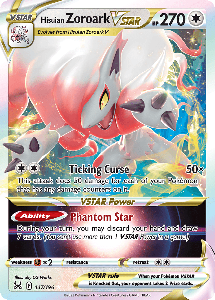 Hisuian Zoroark VSTAR from Lost Origin
