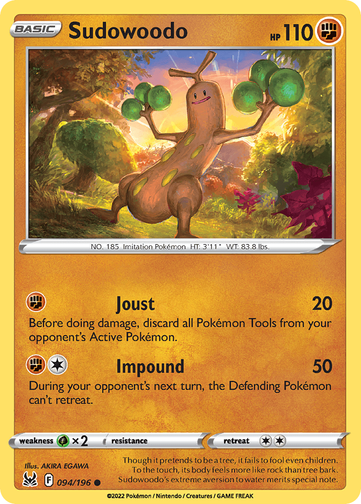 Sudowoodo from Lost Origin