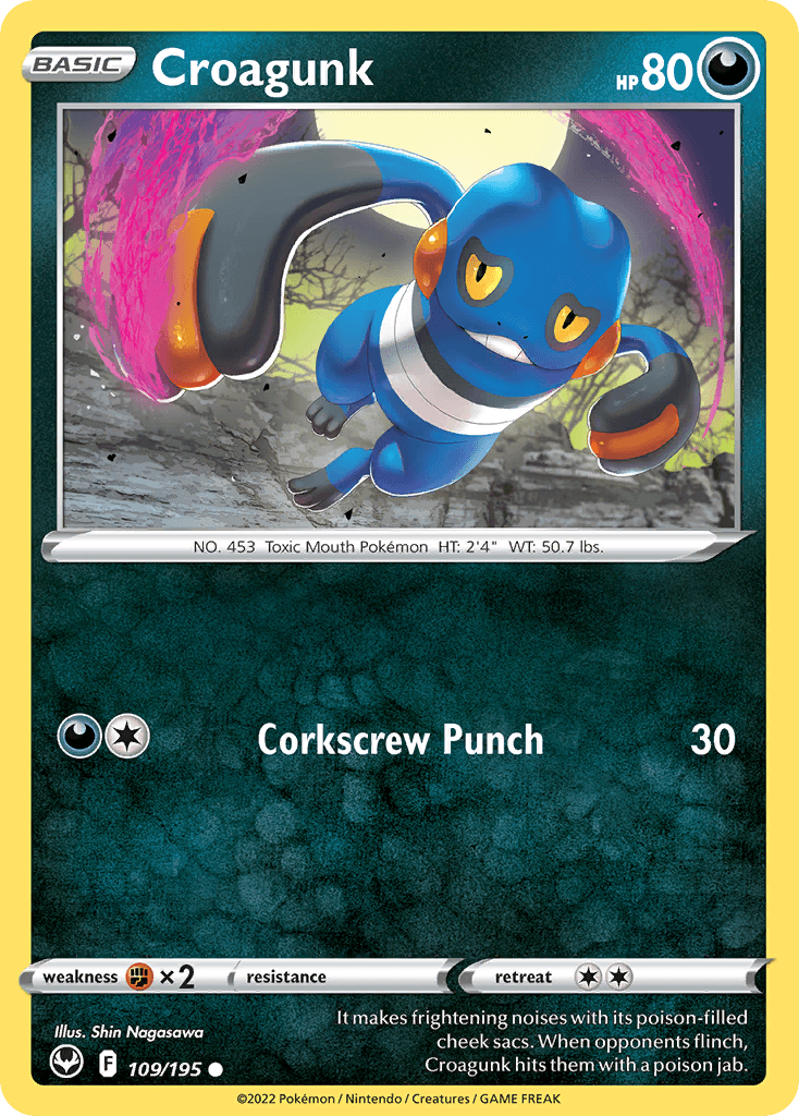 Croagunk from Silver Tempest