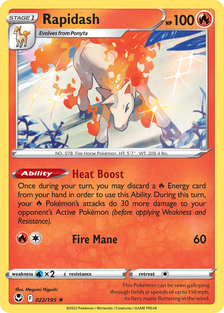 Rapidash from Silver Tempest
