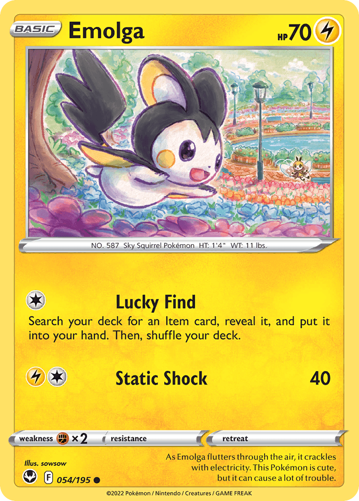 Emolga from Silver Tempest