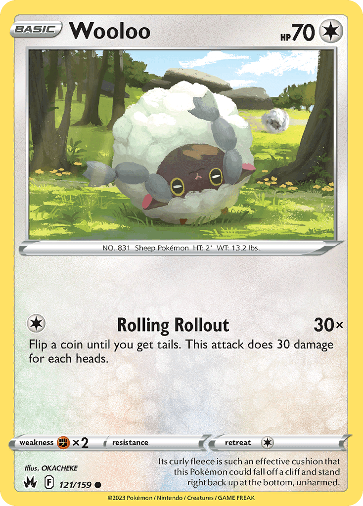 Wooloo from Crown Zenith