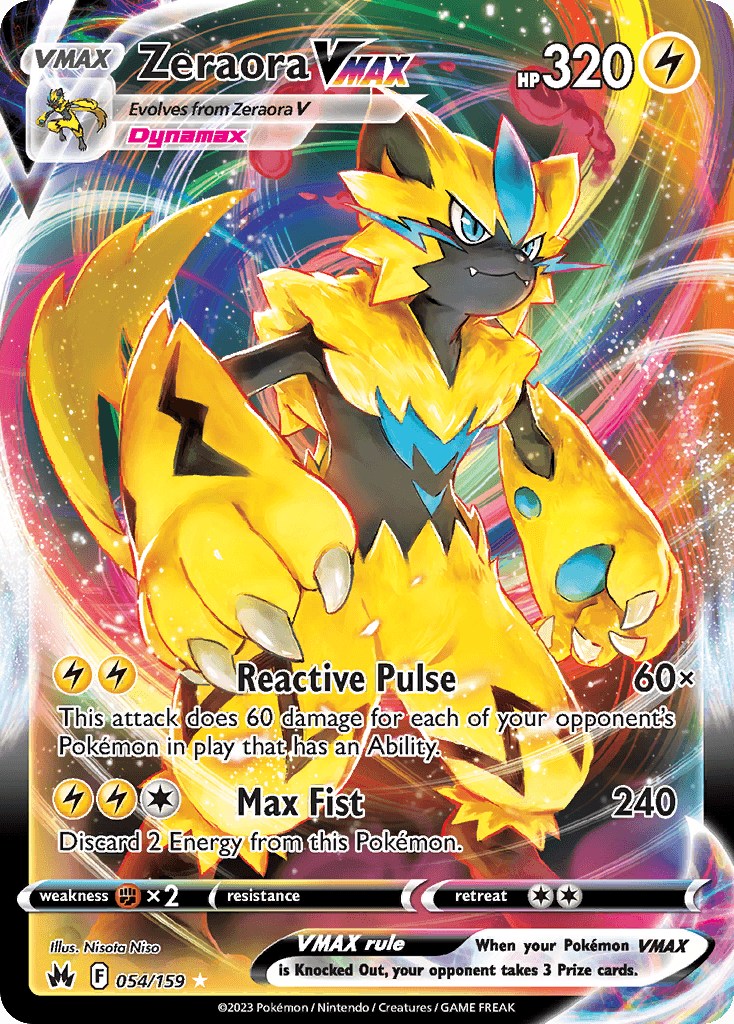 Zeraora VMAX from Crown Zenith