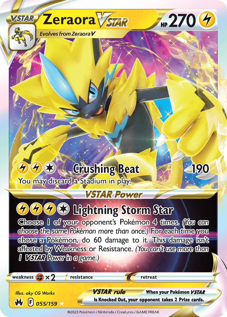 Zeraora VSTAR from Crown Zenith