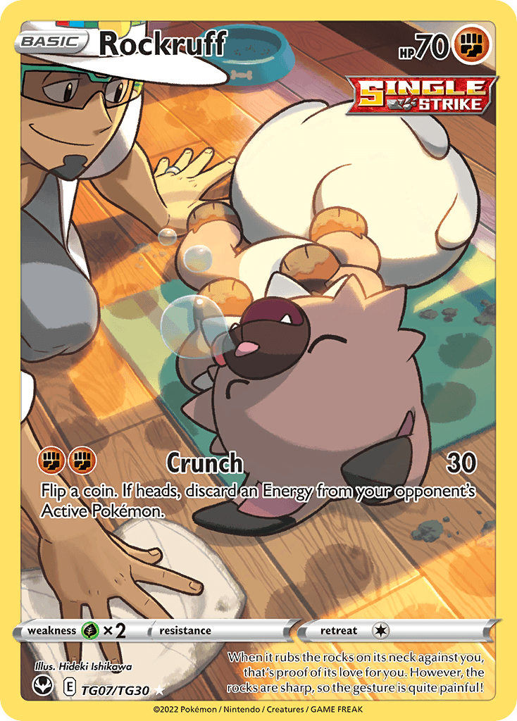 Rockruff from Silver Tempest