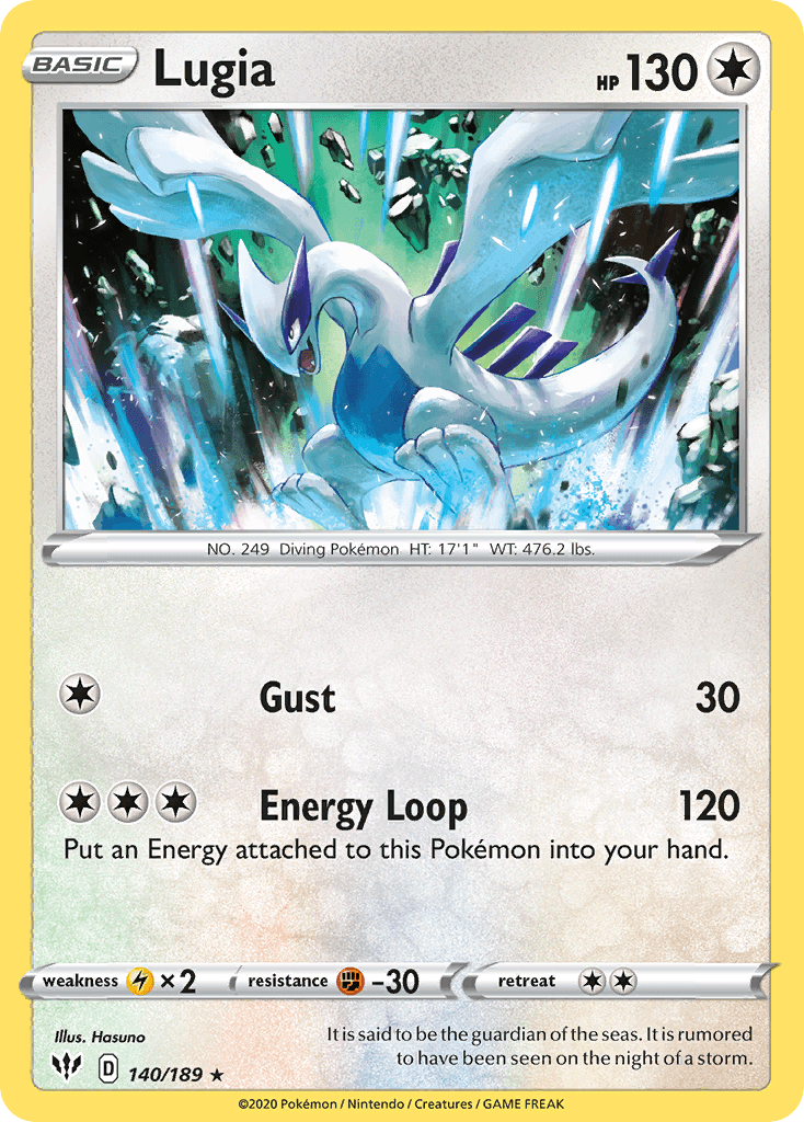 Lugia from Darkness Ablaze