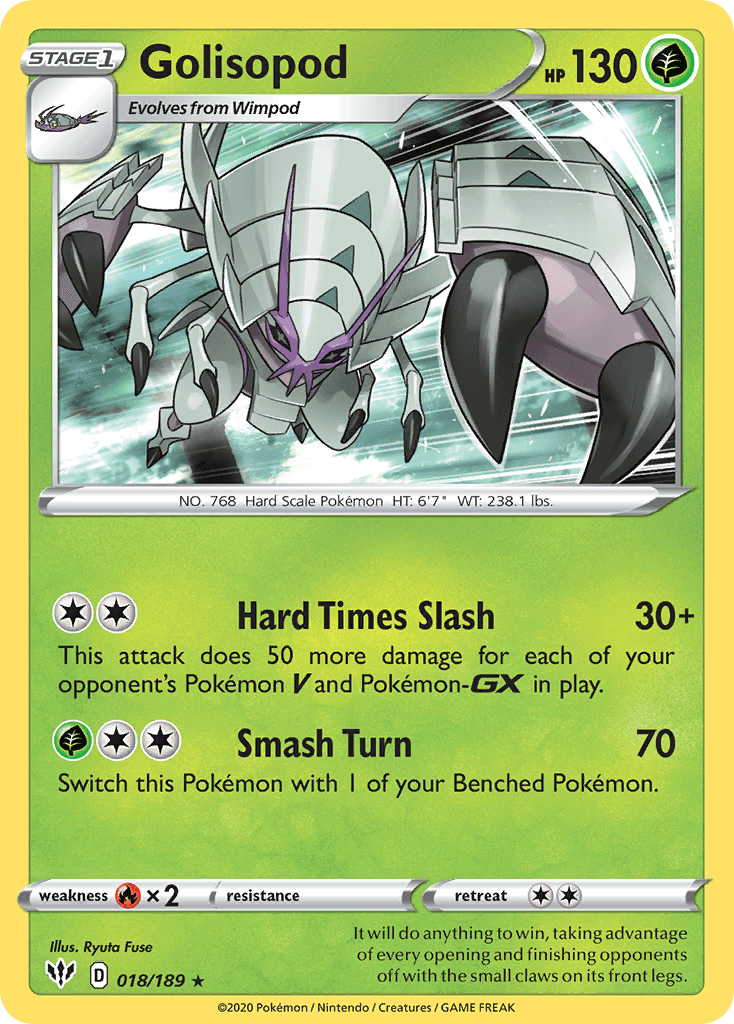 Golisopod from Darkness Ablaze