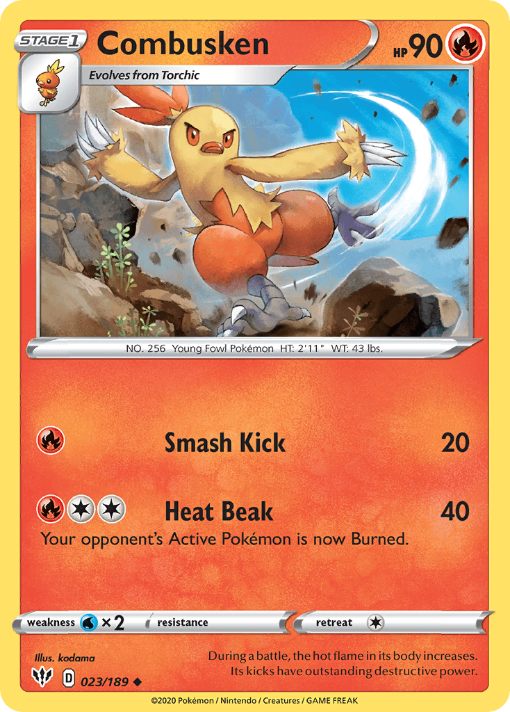 Combusken from Darkness Ablaze