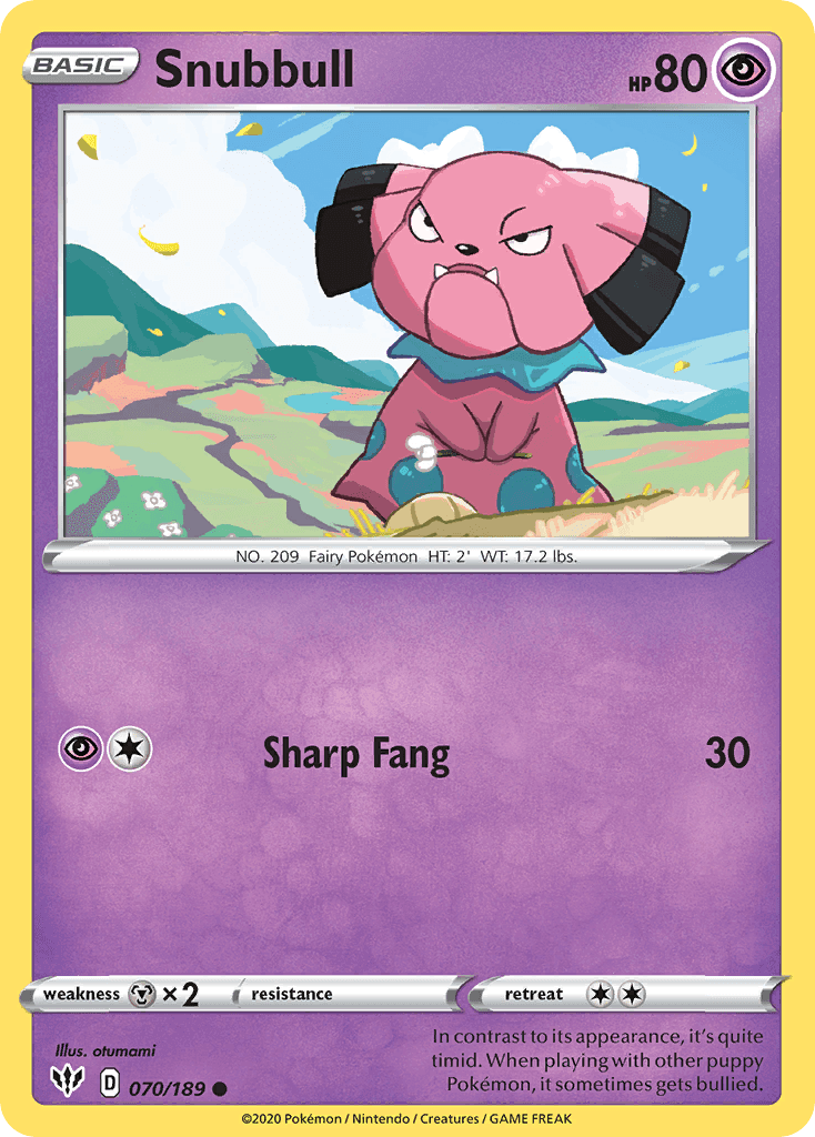 Snubbull from Darkness Ablaze