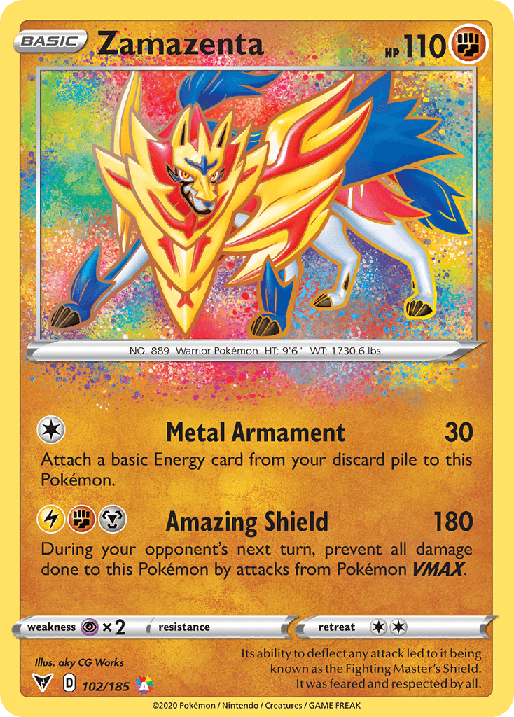 Zamazenta from Vivid Voltage