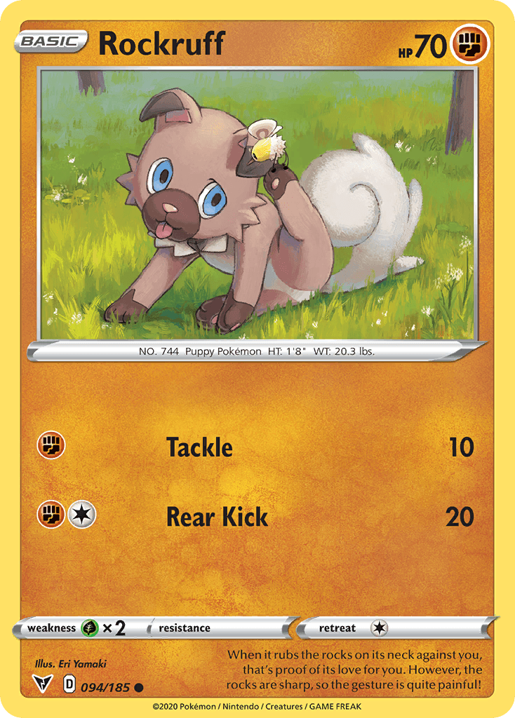 Rockruff from Vivid Voltage