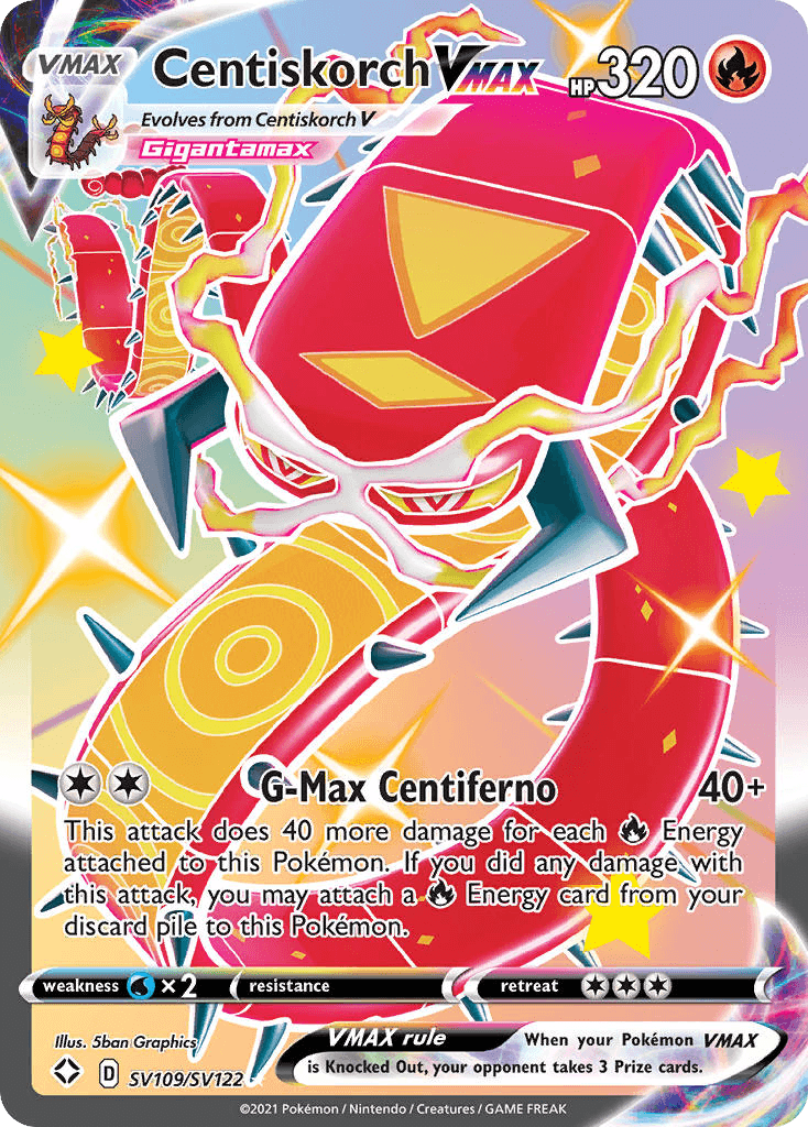 Centiskorch VMAX from Shining Fates Shiny Vault