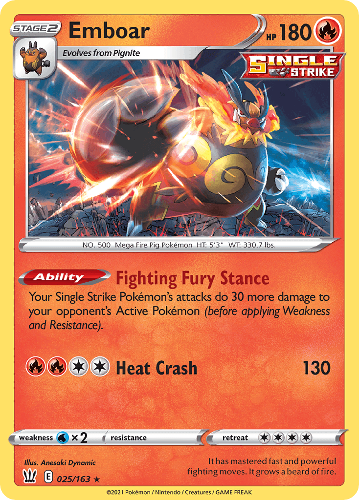 Emboar from Battle Styles