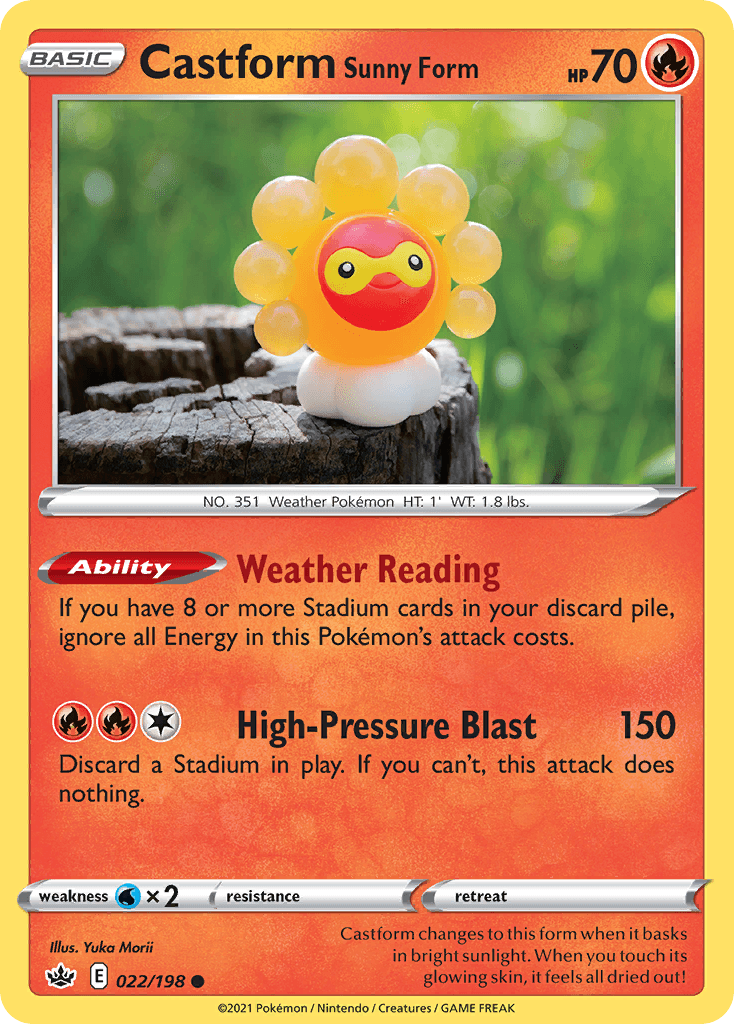 Castform Sunny Form from Chilling Reign