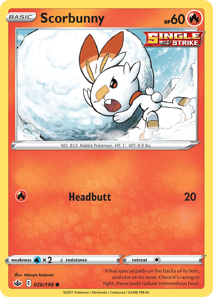 Scorbunny from Chilling Reign