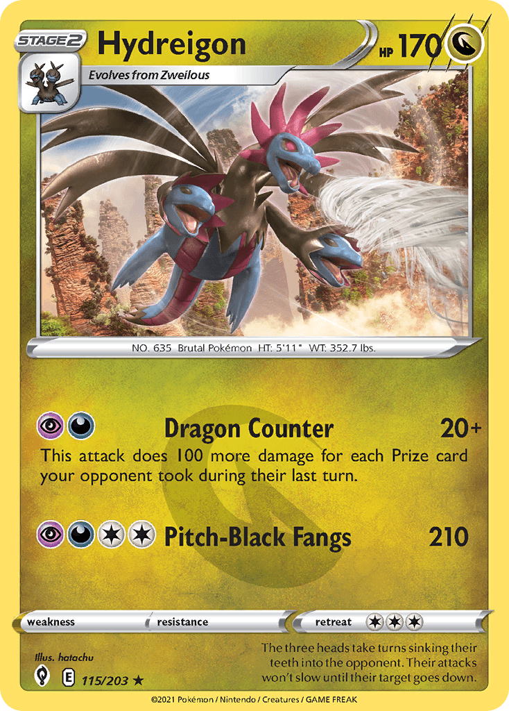 Hydreigon from Evolving Skies