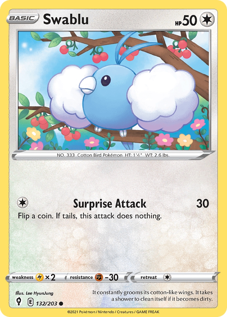 Swablu from Evolving Skies