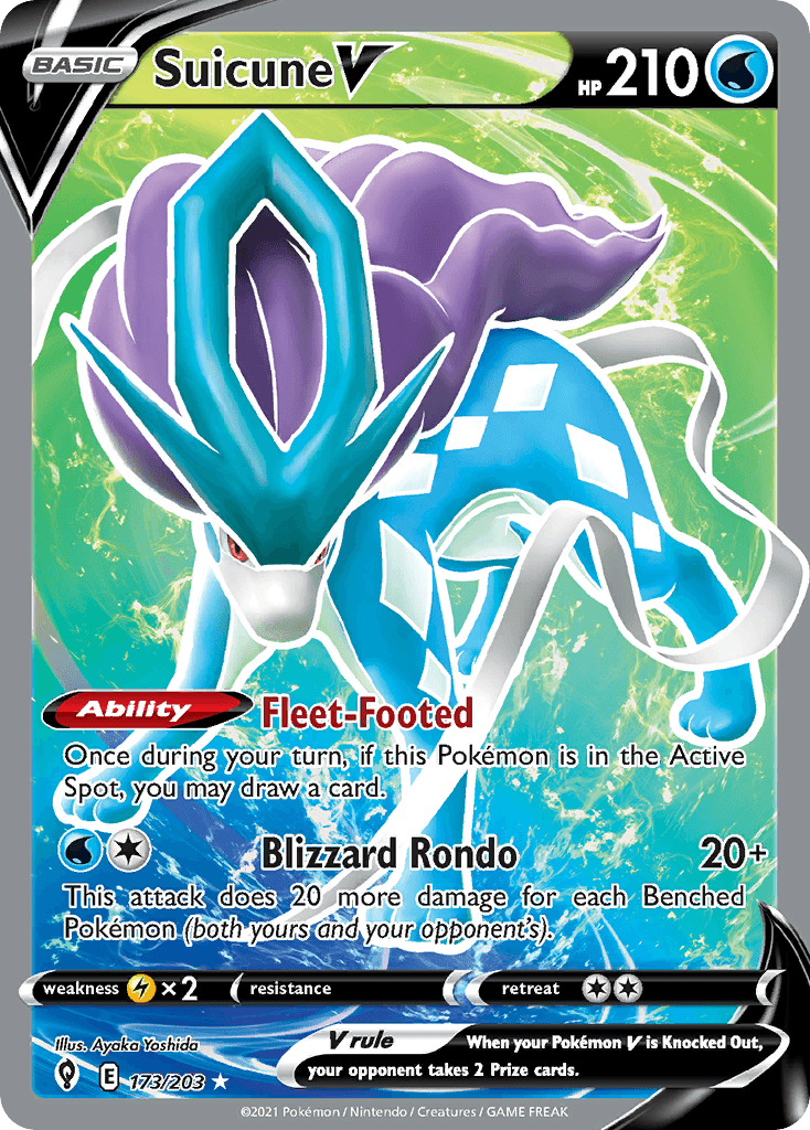 Suicune V from Evolving Skies