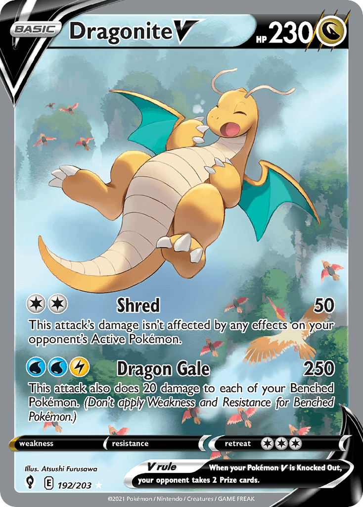 Dragonite V from Evolving Skies