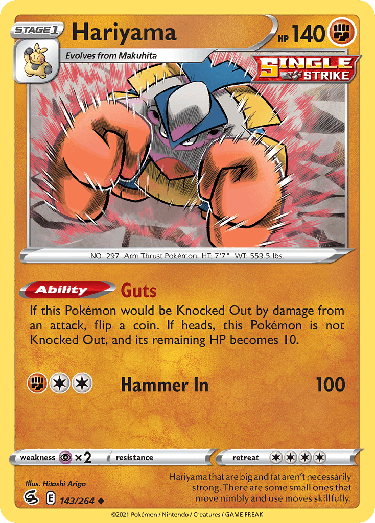 Hariyama from Fusion Strike