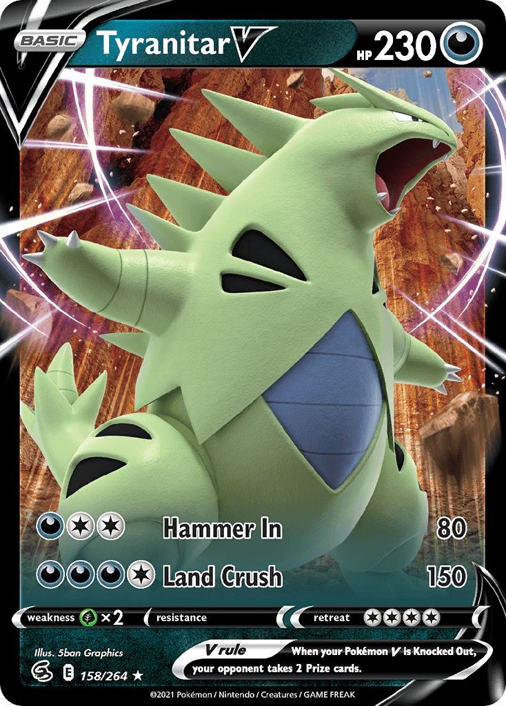Tyranitar V from Fusion Strike