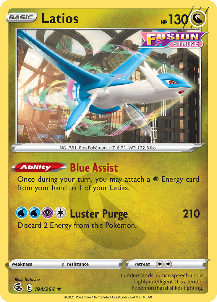 Latios from Fusion Strike