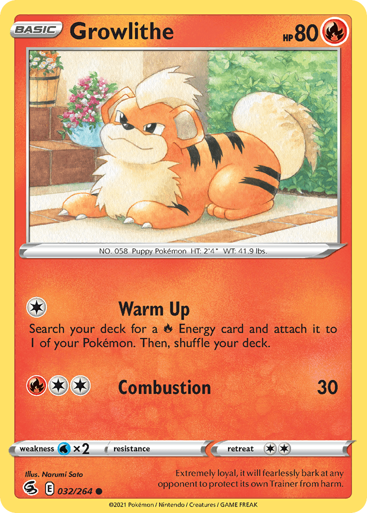 Growlithe from Fusion Strike