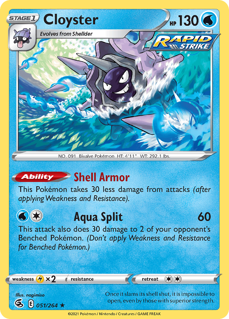 Cloyster from Fusion Strike