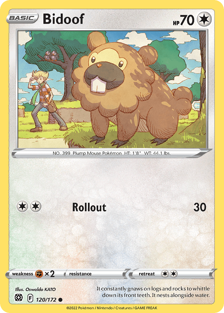 Bidoof from Brilliant Stars