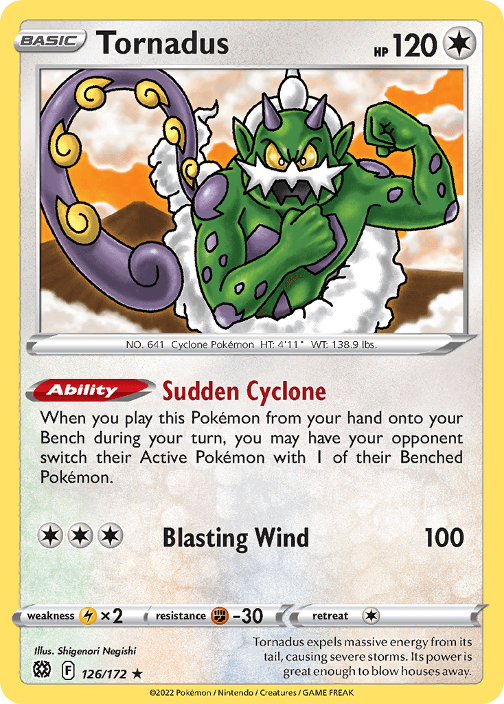 Tornadus from Brilliant Stars